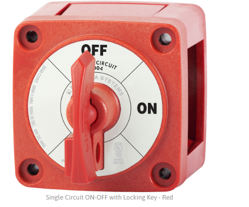 BLUE SEA SYSTEMS | Single Circuit ON-OFF with Locking Key (6004200)