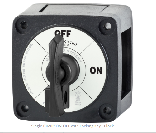 BLUE SEA SYSTEMS | Single Circuit ON-OFF with Locking Key (6004200)