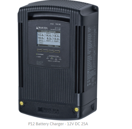 BLUE SEA SYSTEMS | P12 Battery Charger 12V DC 25A (7531)