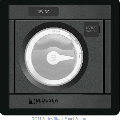 BLUE SEA SYSTEMS | DC M Series Blank Panel Square (1139)