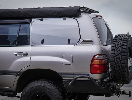 LONG RANGE AMERICA | Land Cruiser 100 & 105 Series Lift Up Gull Wing Windows (LC100/105-WINDOW)