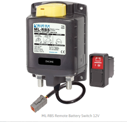 BLUE SEA SYSTEMS | ML-RBS Remote Battery Switch 12V (7700100)