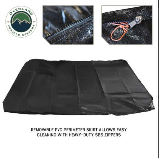 OVERLAND VEHICLE SYSTEMS | XD Nomadic 270/180 Degree Awning Annex Room Enclosure Black (18089923)