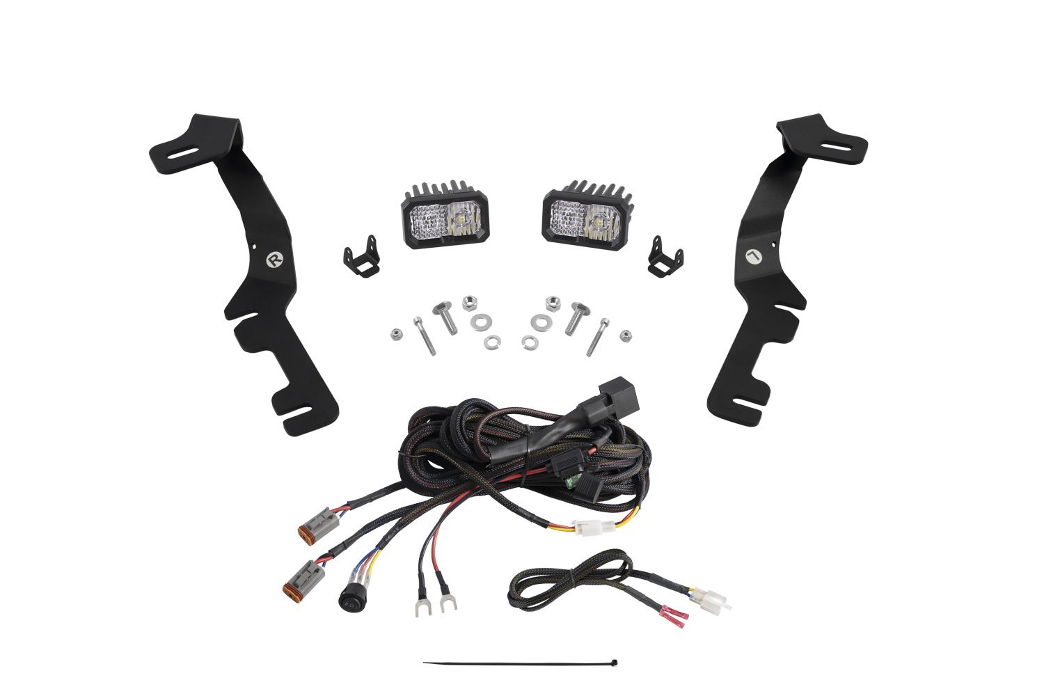 DIODE DYNAMICS | Ram 1500 2019-2024 Stage Series Backlit Ditch Light Kit