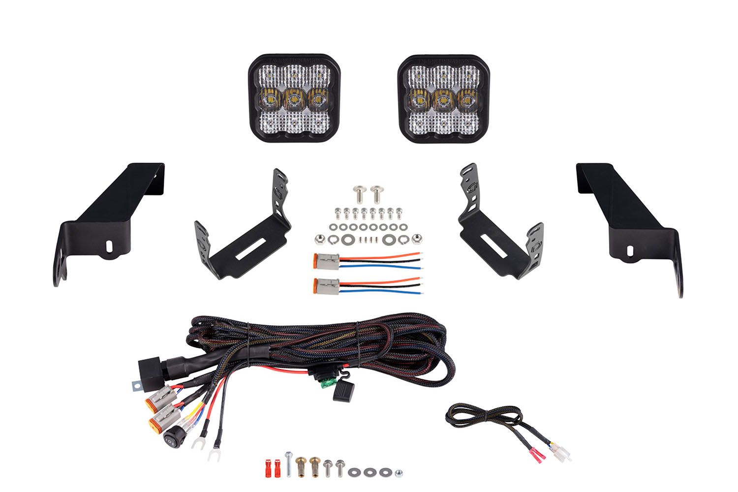 DIODE DYNAMICS | Jeep JL Wrangler 2018-2024 SS5 Bumper LED Pod Light Kit