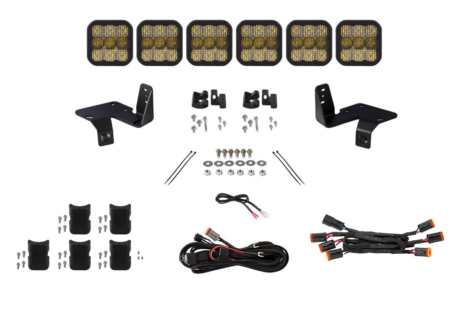 DIODE DYNAMICS | Ford Super Duty 2020-2022 SS5 Grille CrossLink Lightbar Kit