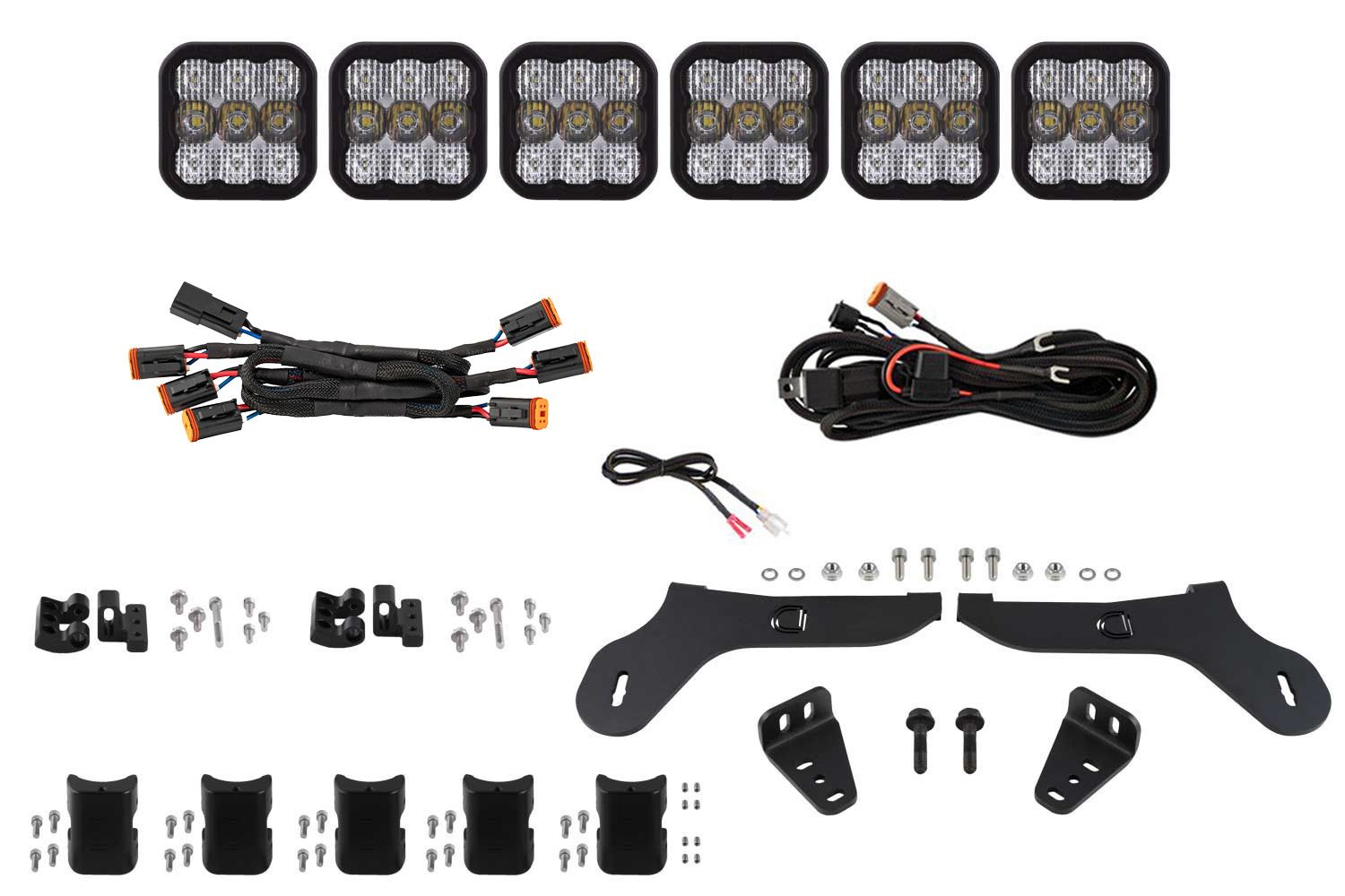 DIODE DYNAMICS | Ford Raptor 2017-2020 SS5 Grille CrossLink Lightbar Kit