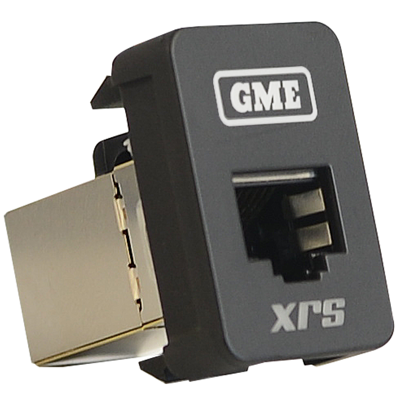 GME RADIOS | RJ45 Pass Through Adaptor Type 9 White (XRS-RJ45W9)