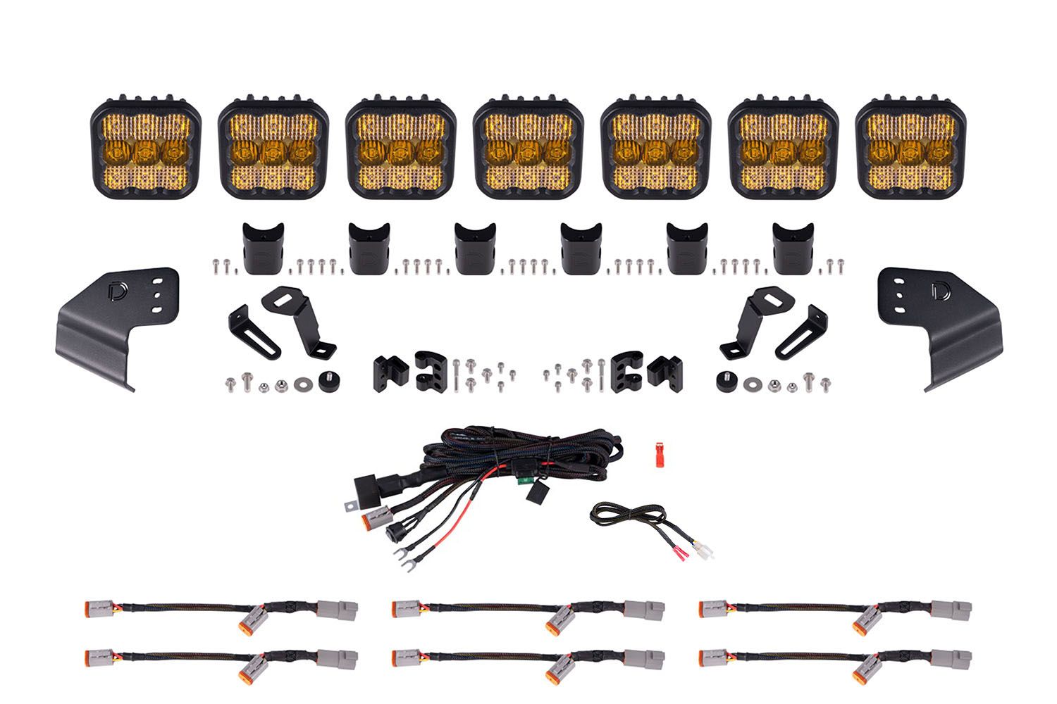 DIODE DYNAMICS | Ford Bronco 2021-2025 SS5 Windshield CrossLink Lightbar Kit