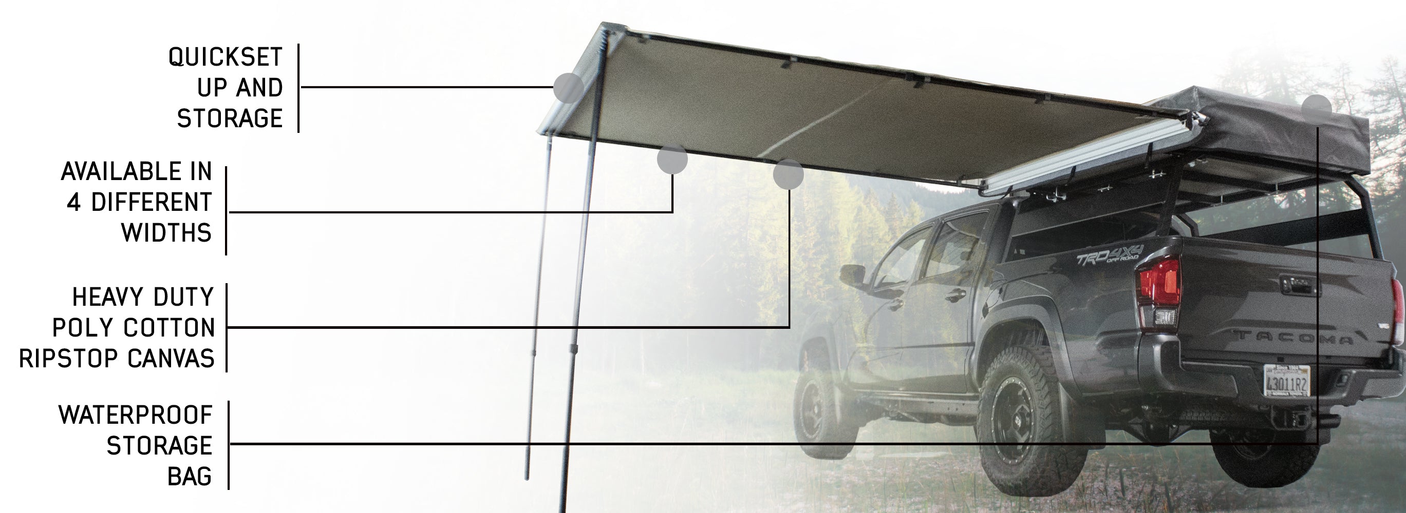 OVERLAND VEHICLE SYSTEMS | Nomadic Awning 2.0 (18049909)