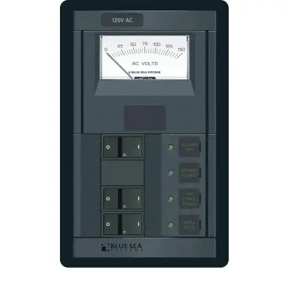 BLUE SEA SYSTEMS | 360 Panel System 120 Volt AC Main Panel (189552)