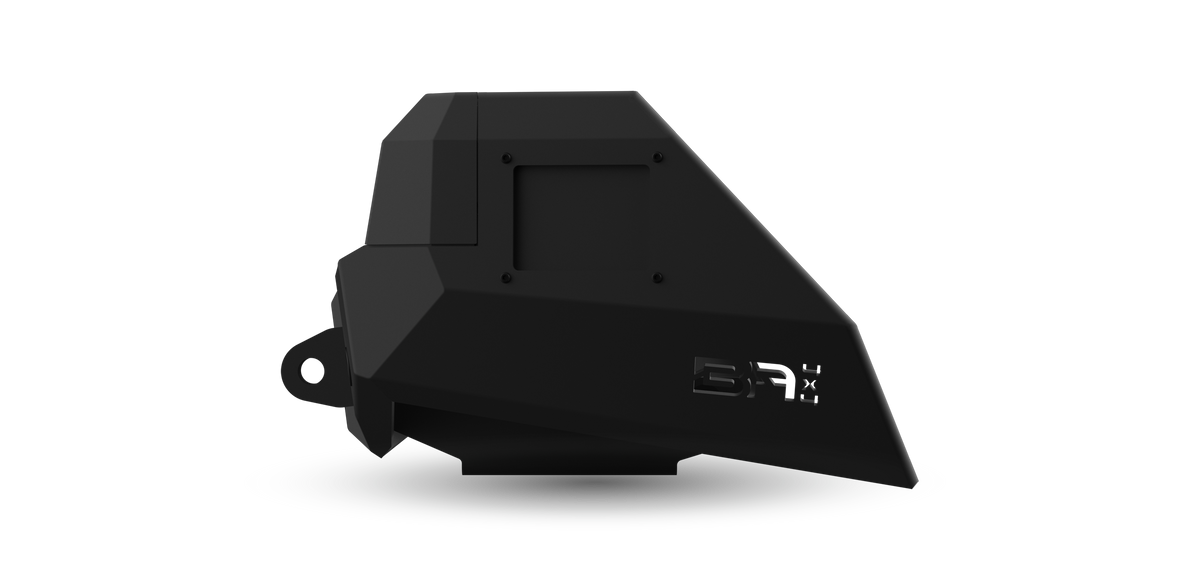 Body Armor TC-2967 modular rear bumper driver-side view