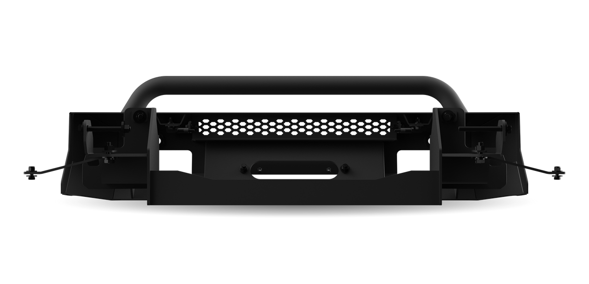 Body Armor TN-19340 front winch bumper detail
