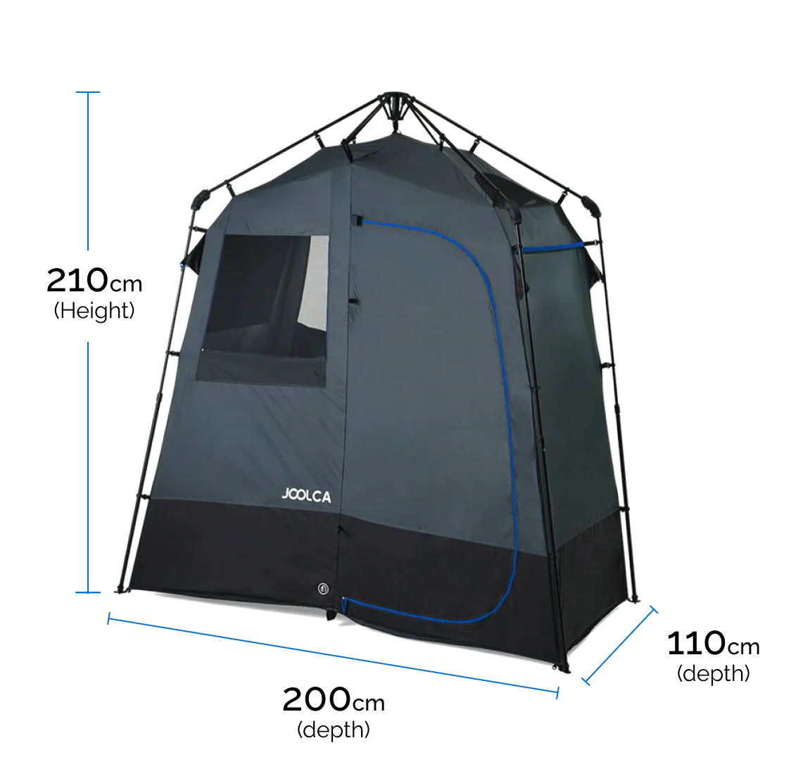 JOOLCA | ENSUITE Double Automatic Two-Room Shower Tent