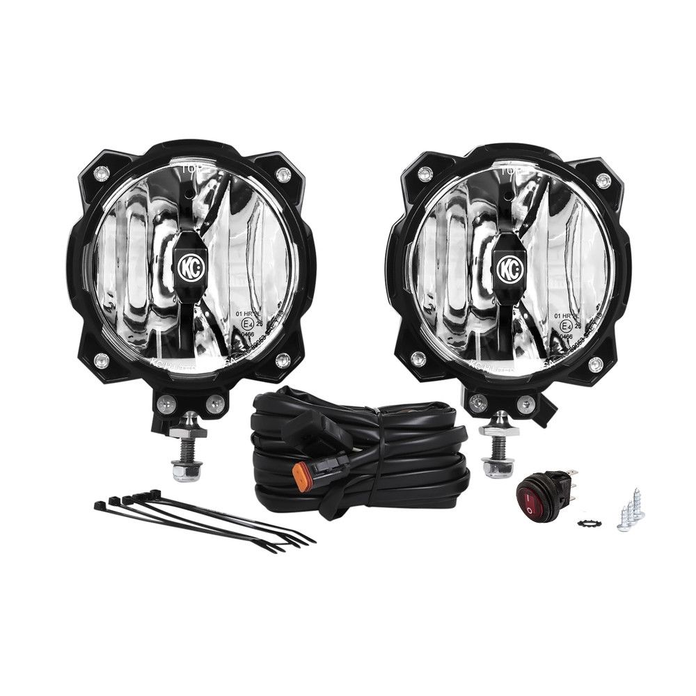 KC HILITES | Gravity Pro6 LED Single Pair Pack System (91303)