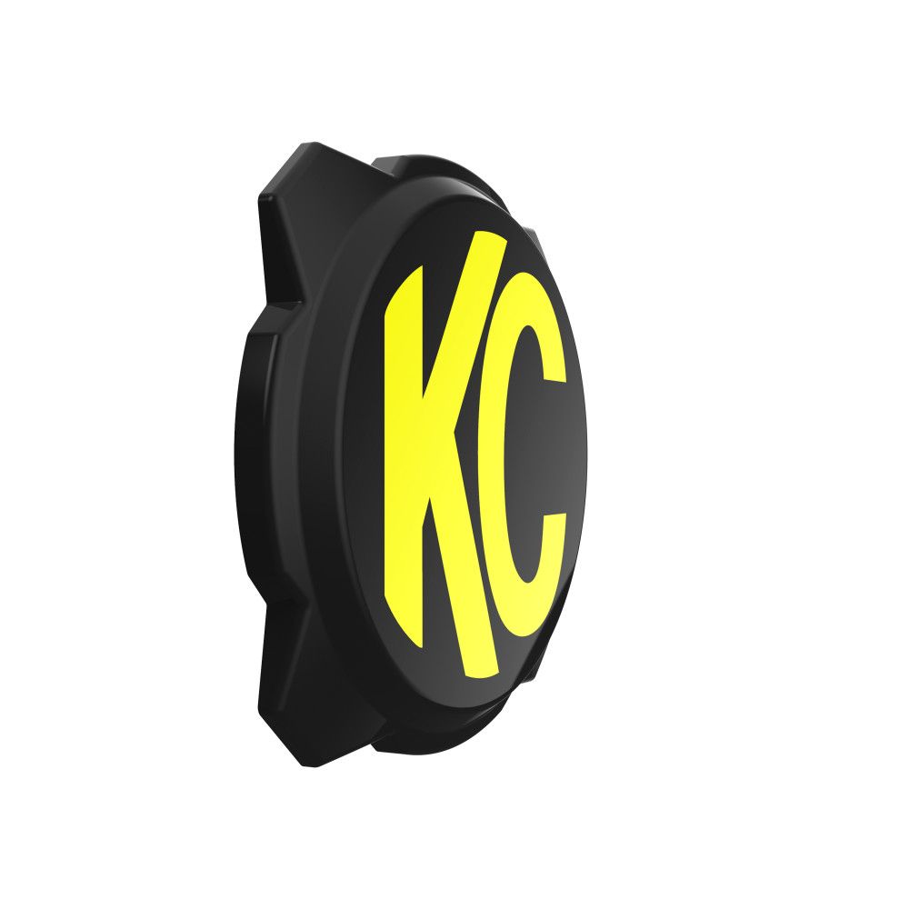 KC HILITES | Gravity Titan Pro6 6" Light Cover  Black Yellow KC Logo (5111)