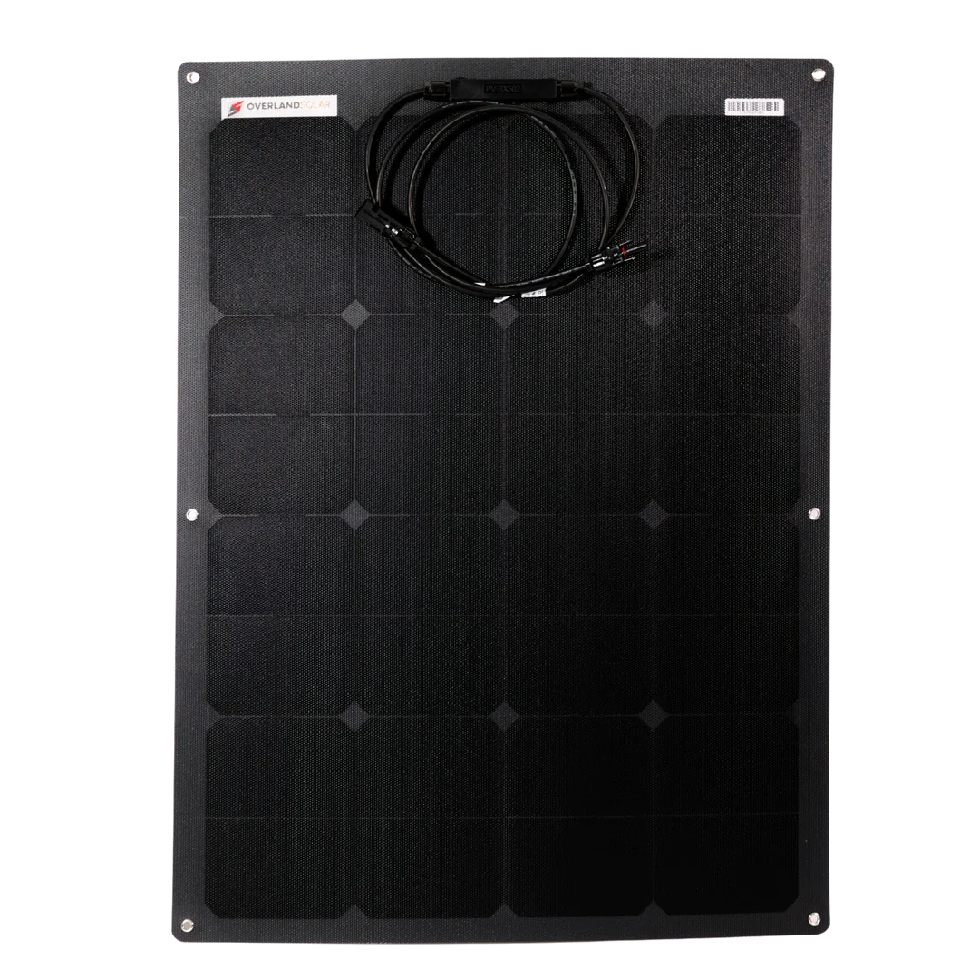 OVERLAND SOLAR | Overlander 80 Watt Semi-Flexible Solar Panel ...