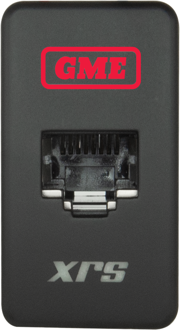 GME RADIOS | RJ45 Pass Through Adaptor Type 4 Red (XRS-RJ45R4)