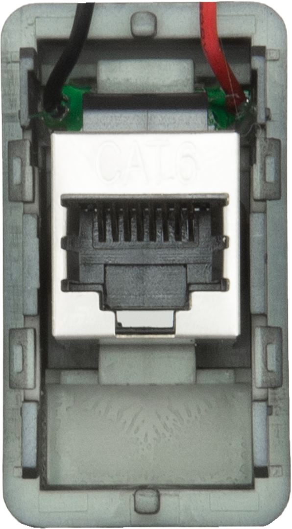 GME RADIOS | RJ45 Pass Through Adaptor Type 4 Red (XRS-RJ45R4)