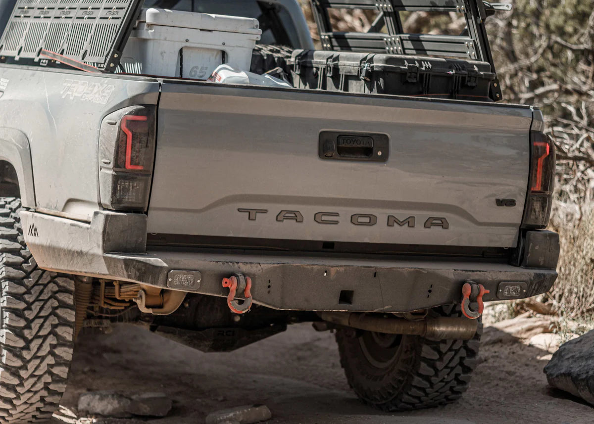 BACKWOODS ADVENTURE MODS | Tacoma 3rd Gen 2016-2023  Hi-Lite High Clearance Rear Bumper (BWTY3T-209035B)