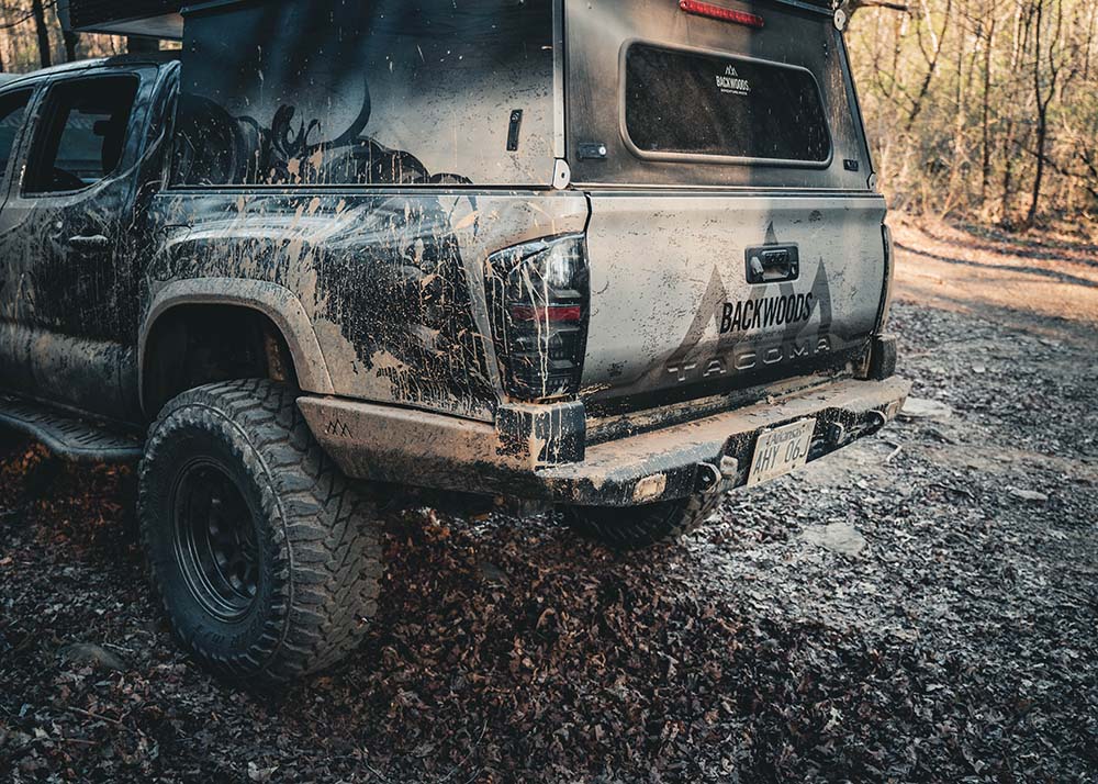 BACKWOODS ADVENTURE MODS | Tacoma 3rd Gen 2016-2023  Hi-Lite High Clearance Rear Bumper (BWTY3T-209035B)