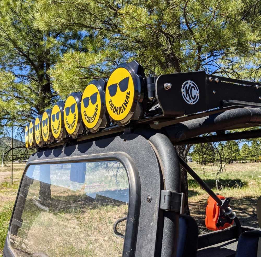 KC HILITES | Gravity Titan Pro6 6" Smiley Face Cover (5114)