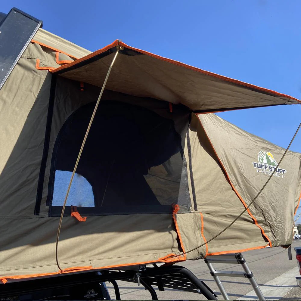 TUFF STUFF | Alpha Hard Top Side Open Tent Black 3+ Person