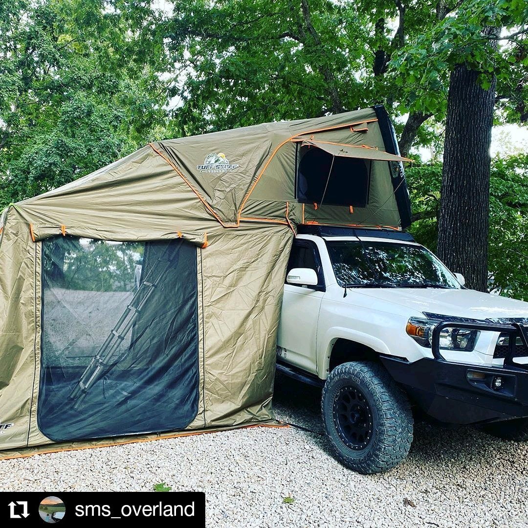 TUFF STUFF | Alpha Hard Top Side Open Tent Black 3+ Person