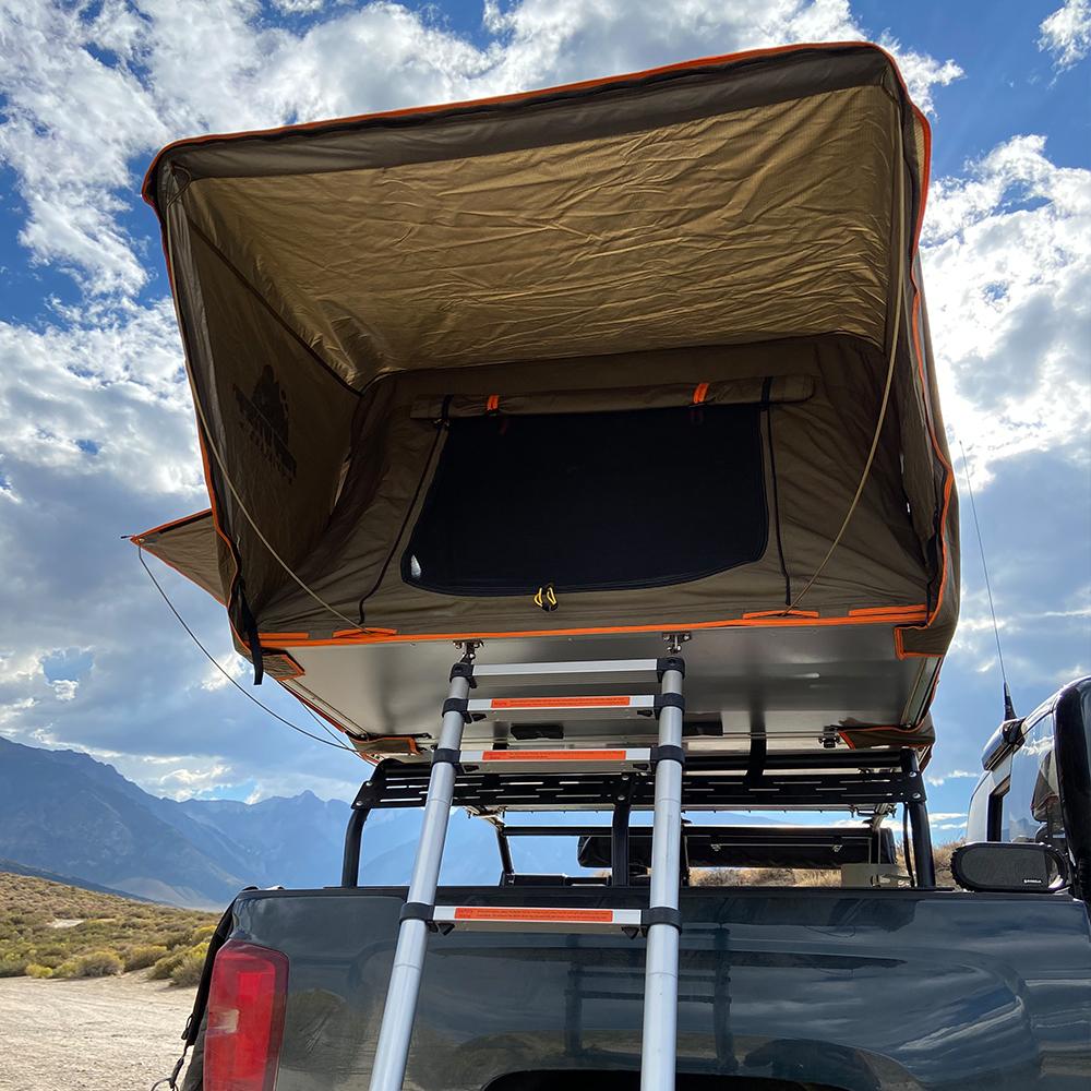 TUFF STUFF | Hard Top Side Open Tent Black 2 Person