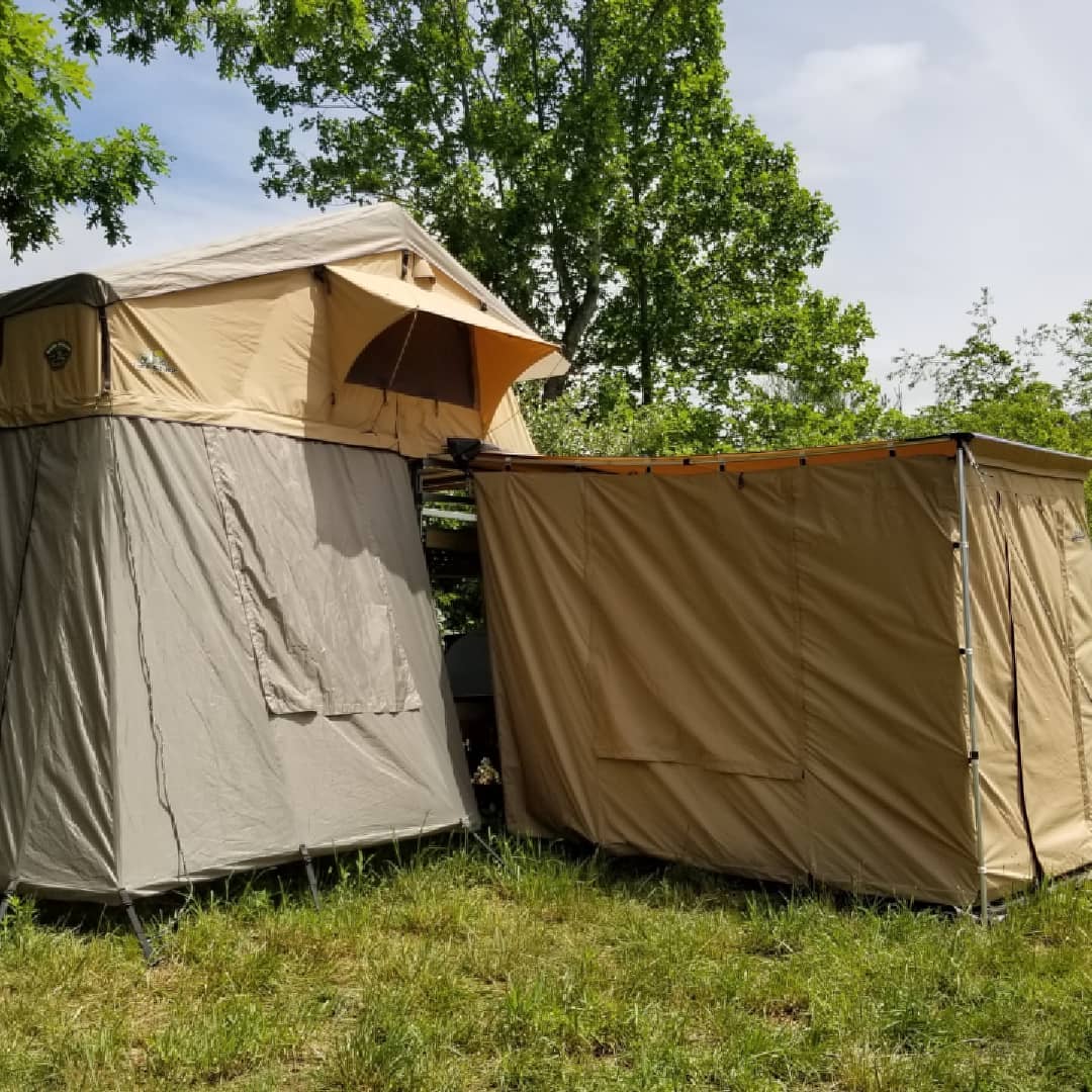 TUFF STUFF | Awning Camp Shelter Room with PVC Floor 280g Materia 6.5′ X 8'