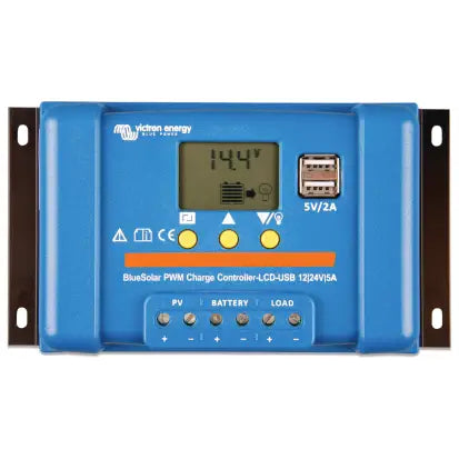 VICTRON ENERGY | BlueSolar PWM Charge Controller LCD & USB (1041681)