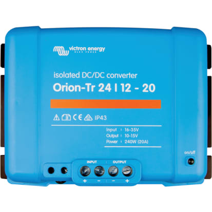 VICTRON ENERGY | Orion IP43 TR DC to DC Converter Isolated 24/12-20A - 240W (1017295)