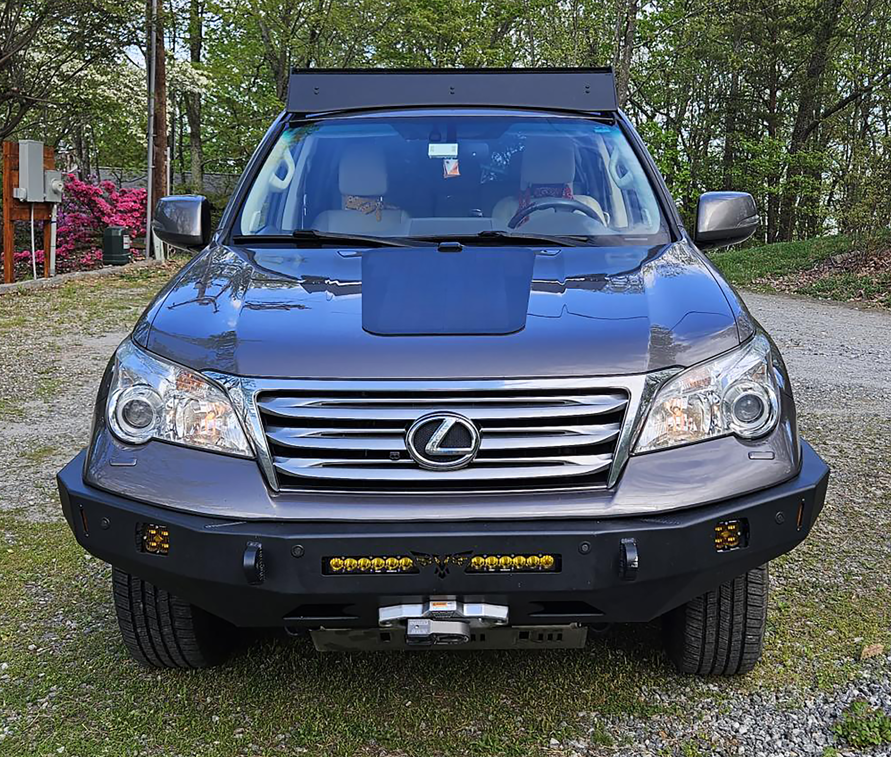 lexus gx460 hood solar panel overland cascadia 4x4