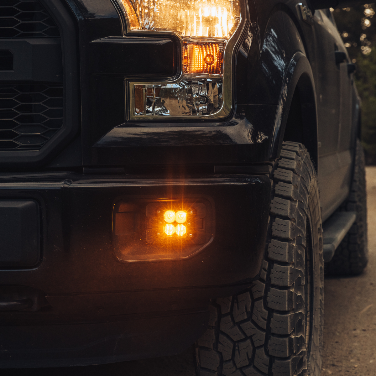 elf bar vape uk White 24W LED Pod Light Kit w/ Fog Lamp Bracket/Wirings For 2006-2014 Ford  F150