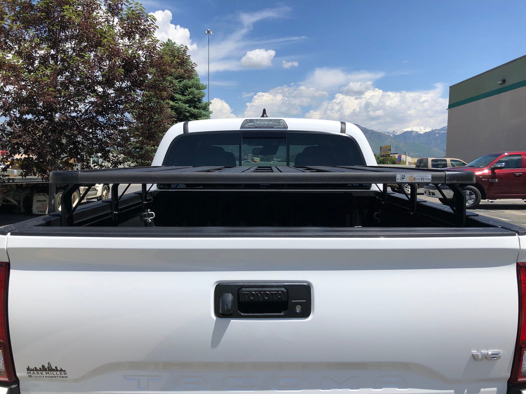 Eezi Awn Toyota Tacoma K9 Bed Rail Rack Kit Evergreen Offroad