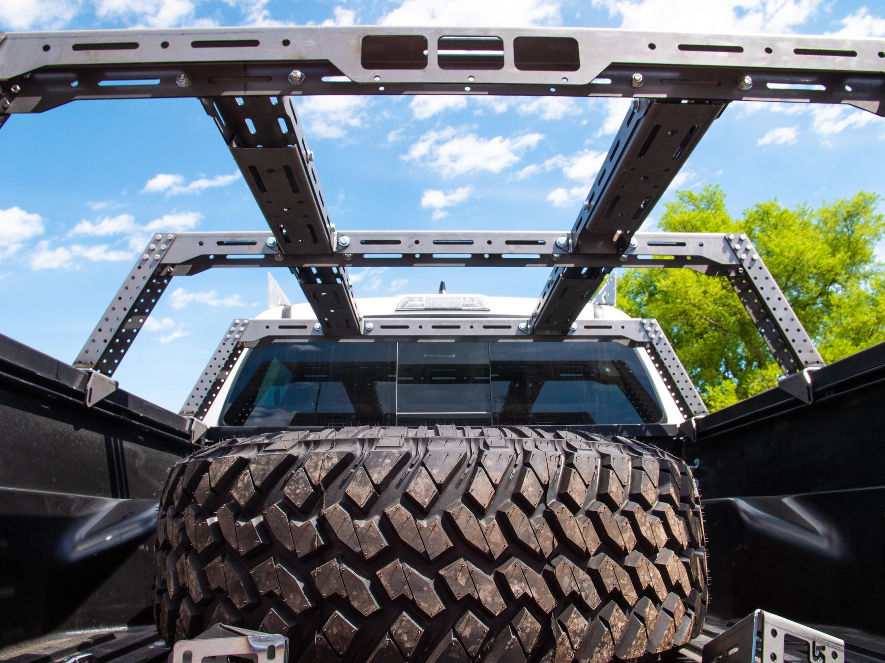 Rago Fab | 2nd & 3rd Gen Tacoma | Endeavor Bed Rack-Raw Steel ...