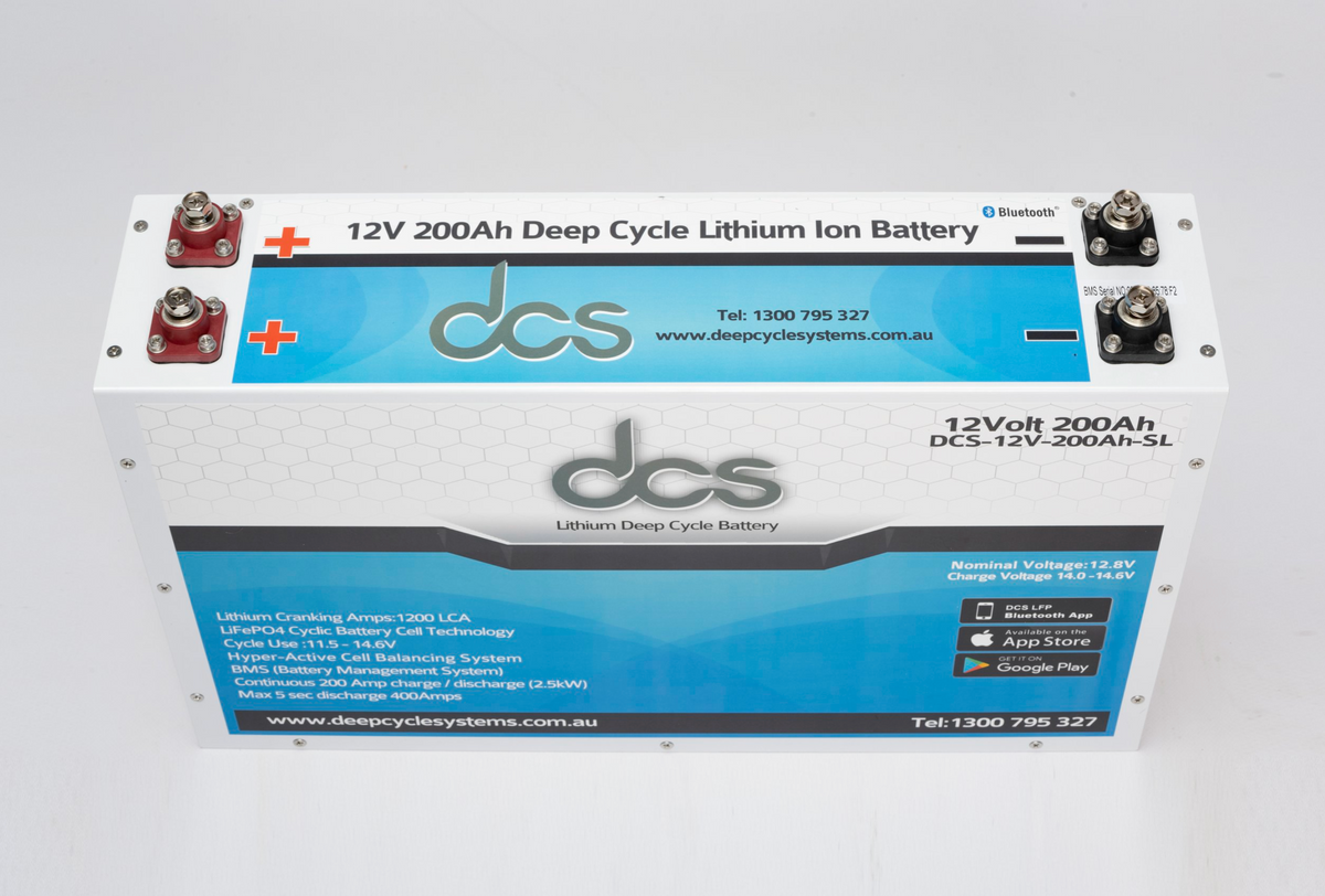 Deep Cycle Systems Dcs 12v 200ah Slimline Lifepo4 Battery Evergreen Offroad 2299