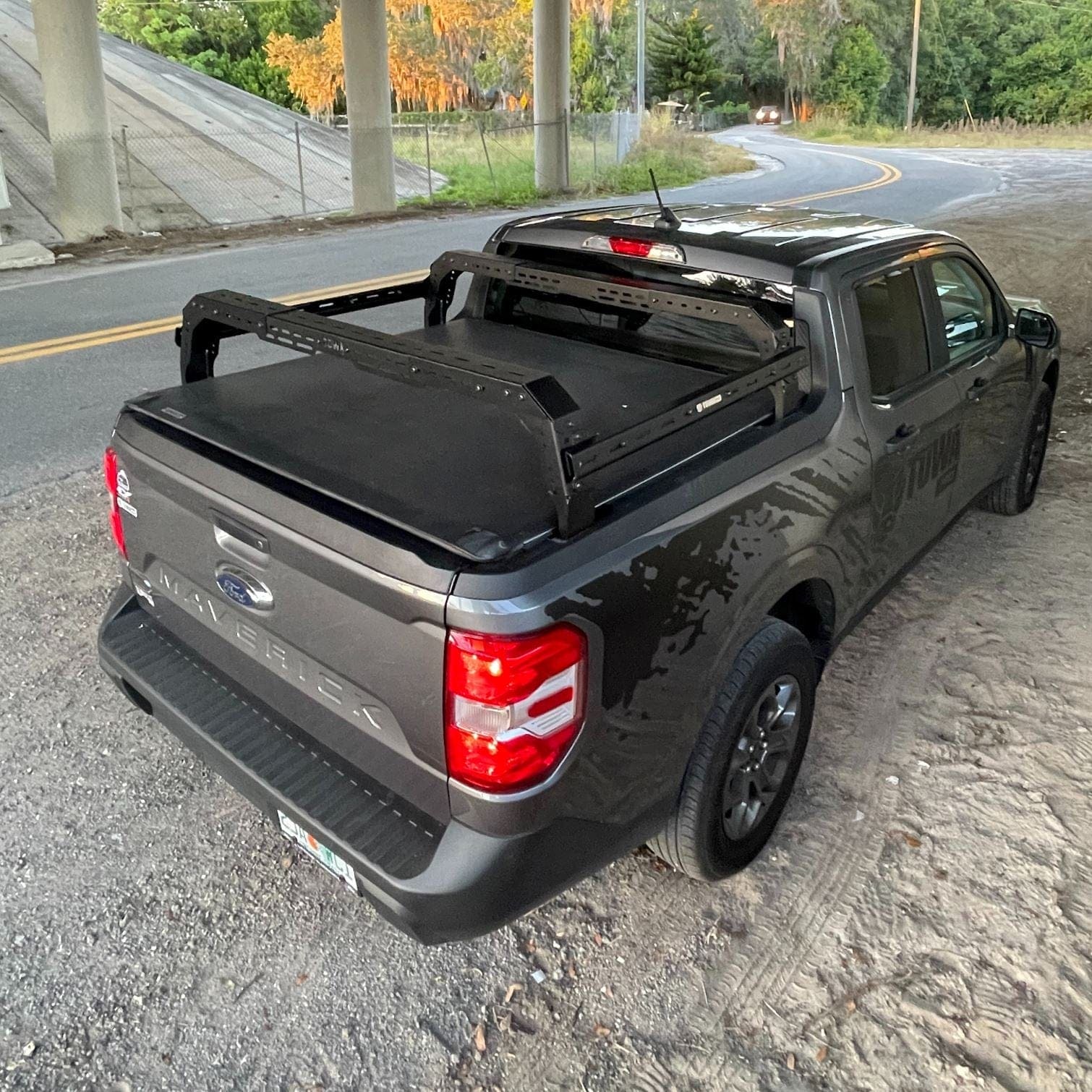 Ford Maverick SHIPROCK Mid Rack System Vehicle Base Rack Systems TUWA PRO®️ 