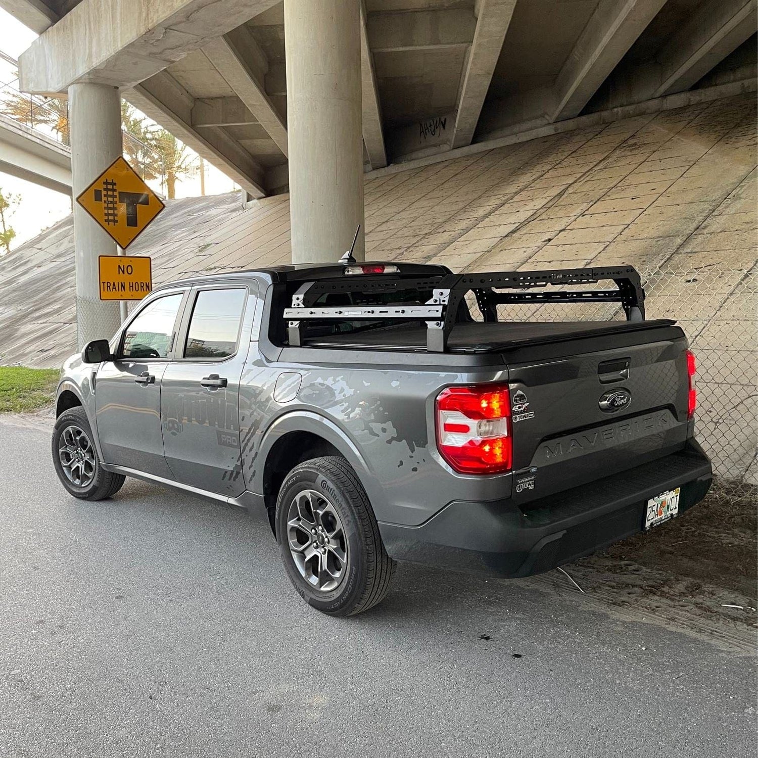 Ford Maverick Shiprock Midrack System Overland Truck Bed Cargo