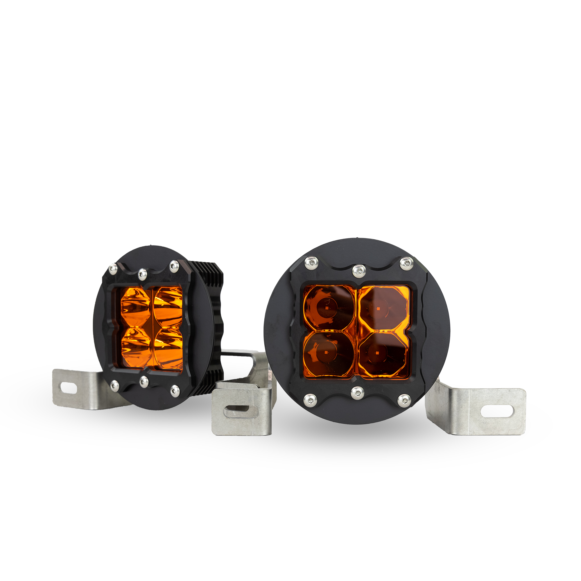 HERETIC STUDIO | Jeep Wrangler Rubicon LED Fog Light Kit 2018-2020 Steel Bumper