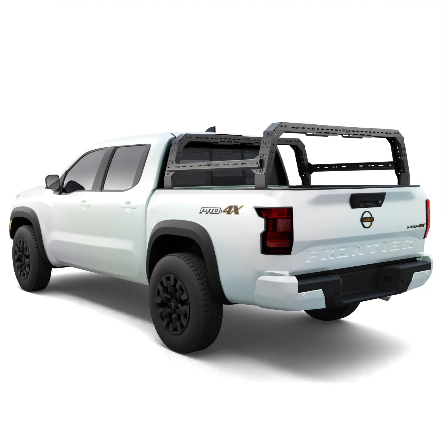 Nissan Frontier 4CX Series Shiprock Height Adjustable Bed Rack Truck Bed Cargo Rack System TUWA PRO®️ 