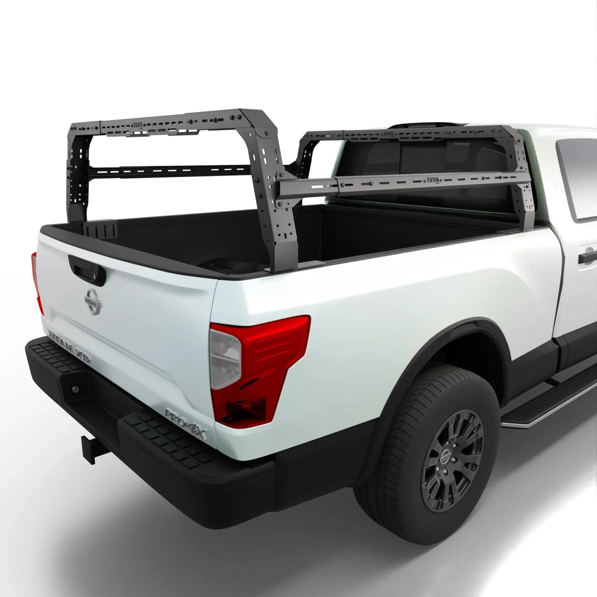 Nissan Titan 4CX Series Shiprock Height Adjustable Bed Rack – Evergreen ...