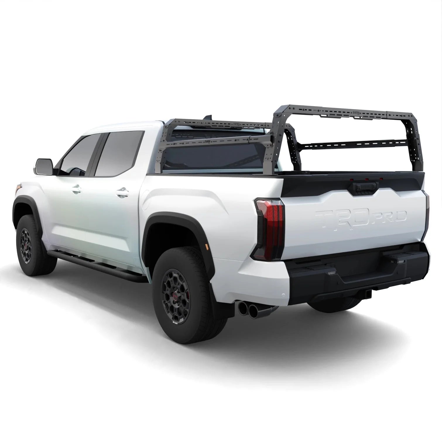 Toyota Tundra 4CX Series Shiprock Height Adjustable Bed Rack Truck Bed Cargo Rack System TUWA PRO®️ 